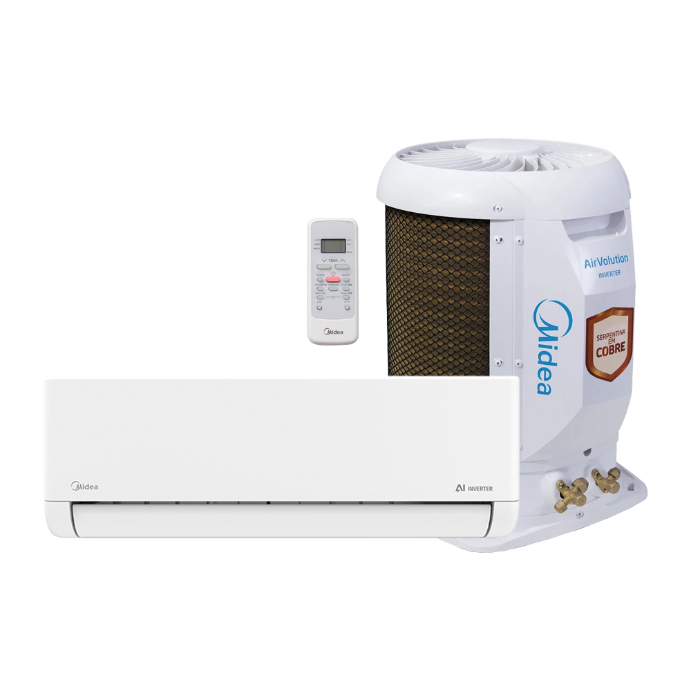 Ar Condicionado Split Hi Wall Inverter Midea AirVolution Lite 9000 Btus Frio 220v R-32